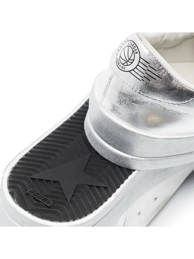 Stardan Silver Tab Low Top Sneakers White - GOLDEN GOOSE - BALAAN 4