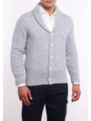 V neck melange effect cardigan MLP504006CCI32 - BRUNELLO CUCINELLI - BALAAN 4