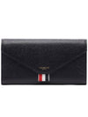 Envelope Continental Long Wallet Black - THOM BROWNE - BALAAN 2