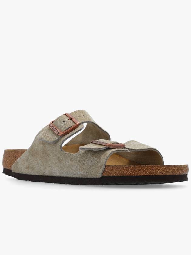 Birkenstock ‘Arizona BS’ Slides, Women's, Beige - BIRKENSTOCK - BALAAN 4