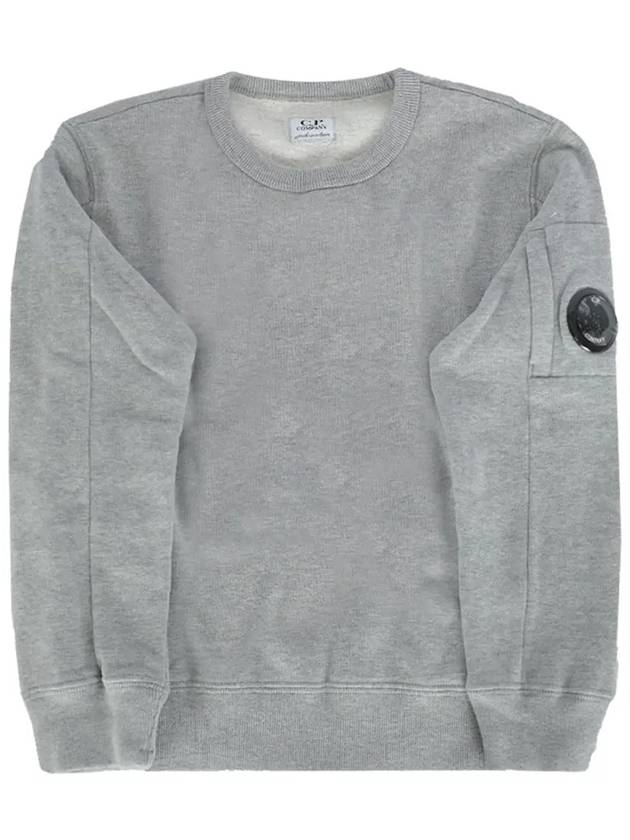 Kids U16 Basic Fleece Lens Sweatshirt Grey - CP COMPANY - BALAAN 3