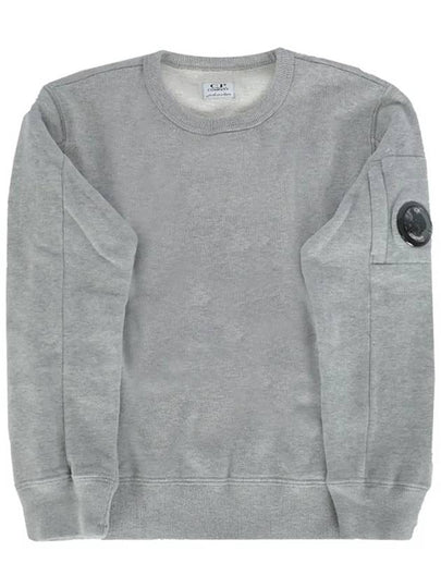 Kids Lens Wappen Fleece Sweatshirt Grey - CP COMPANY - BALAAN 2