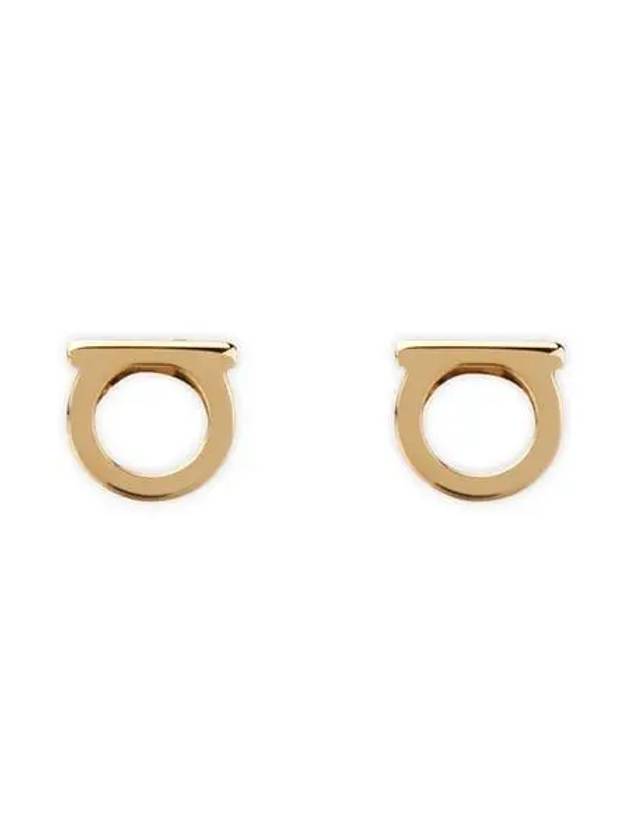 Gancini Small Earrings Gold - SALVATORE FERRAGAMO - BALAAN 2