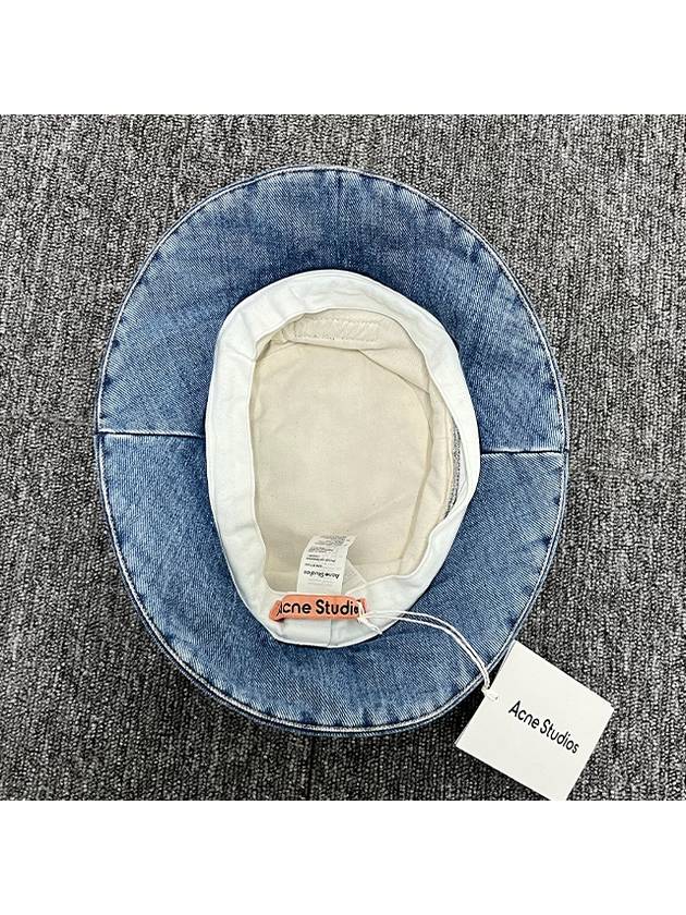 Logo Denim Bucket Hat Light Blue - ACNE STUDIOS - BALAAN 9