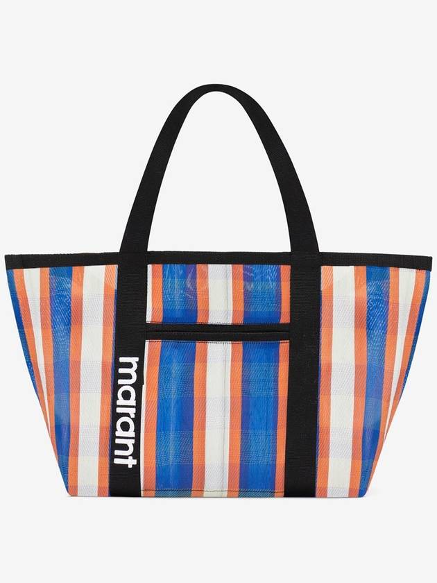 Darwen Striped Nylon Tote Bag Orange - ISABEL MARANT - BALAAN 2