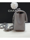 Classic Lambskin Mini Shoulder Bag Light Grey - CHANEL - BALAAN 6