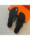 island sandals black - HERMES - BALAAN 6