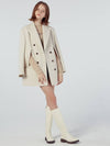 Cape Type Handmade Peacoat Ivory - REAL ME ANOTHER ME - BALAAN 10