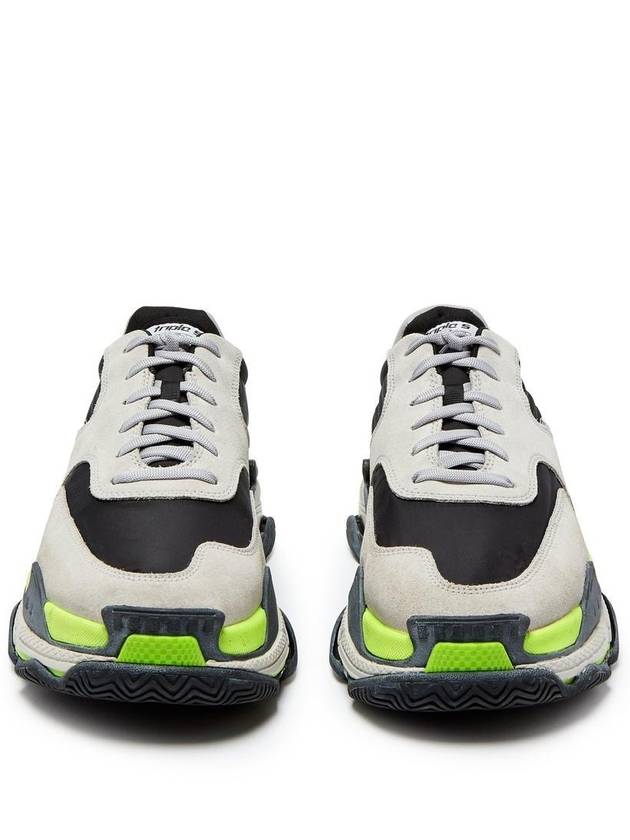 Triple S Low Top Sneakers Grey Yellow - BALENCIAGA - BALAAN 5