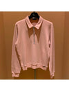 Zipper Long Sleeve T-Shirt Pink - TOM FORD - BALAAN 2