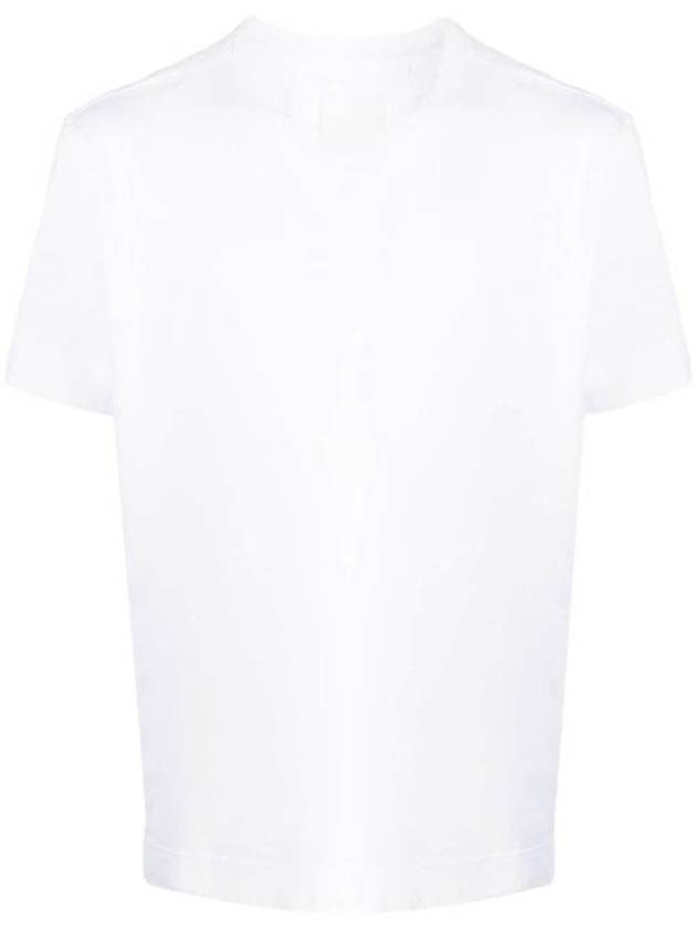 Embroidered 4G Logo Cotton Short Sleeve T-shirt White - GIVENCHY - BALAAN 2