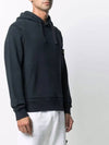 Wappen Patch Brushed Cotton Fleece Hoodie Navy - STONE ISLAND - BALAAN 4