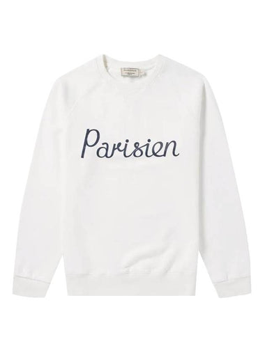 Parisien Logo Sweatshirt Latte - MAISON KITSUNE - BALAAN 1