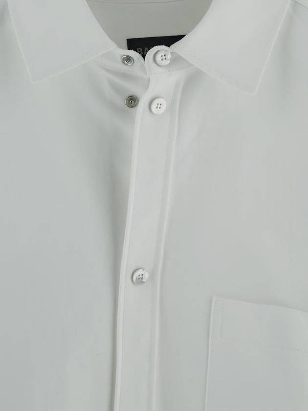 Outerwear Large Fit Shirt White - BALENCIAGA - BALAAN 4