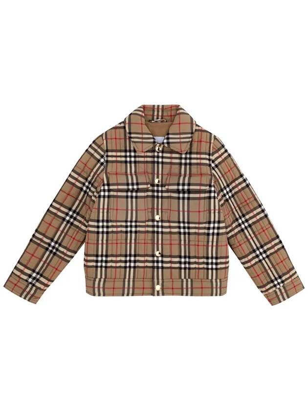 Kids Women s Vintage Check Quilling Jacket 8069335 - BURBERRY - BALAAN 2