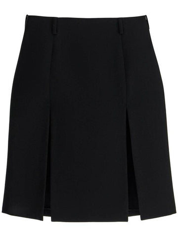 "wool skirt with slits" - THE ATTICO - BALAAN 1