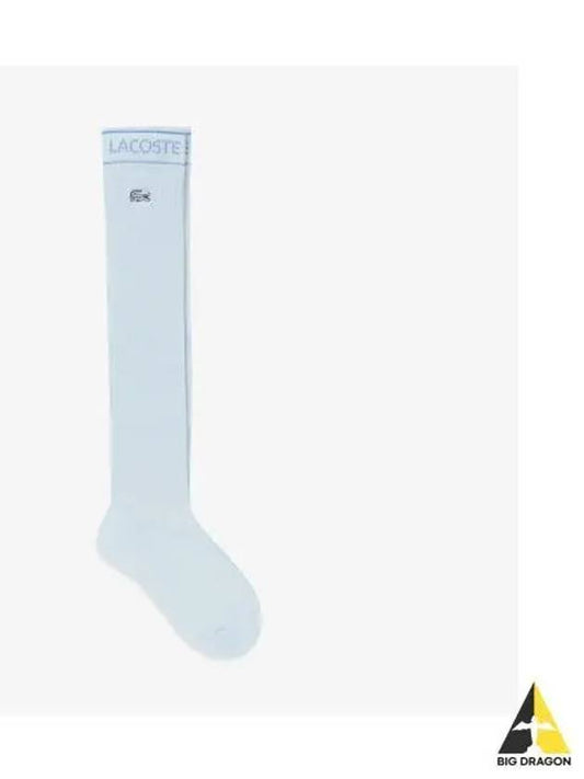 Women s Sports Knee Socks Sky Blue - LACOSTE - BALAAN 1