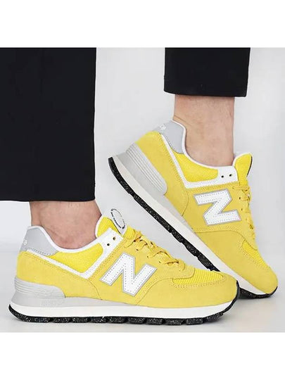 574 Low Top Sneakers Yellow - NEW BALANCE - BALAAN 2