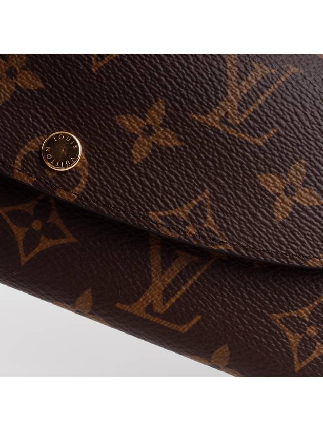 Louis VuittionEmily Monogram Long Wallet Brown - LOUIS VUITTON - BALAAN 6