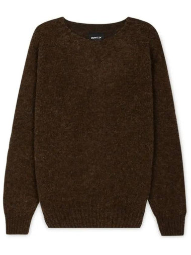 Howlin Men's Shaggy Dog Brownish Knit BIRTH OF THE COOL BROWNISH - HOWLIN' - BALAAN 1