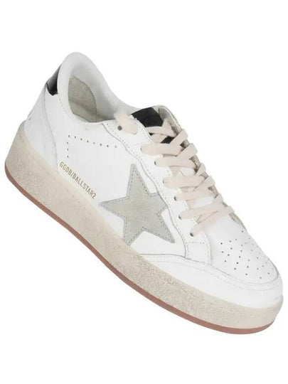 Ball Star 2 Suede Star Heel Tab Low Top Sneakers White - GOLDEN GOOSE - BALAAN 2