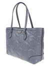 GG Matelasse Leather Medium Tote Bag Grey - GUCCI - BALAAN 3