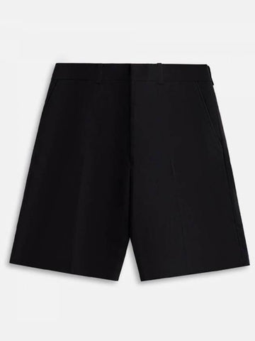 HARD TWIST FINX LINEN CHINO SHORTS BLACK A24SP02LB - AURALEE - BALAAN 1