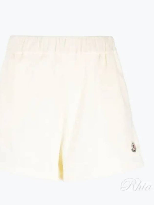 Women's Terrycloth Shorts White - MONCLER - BALAAN 2