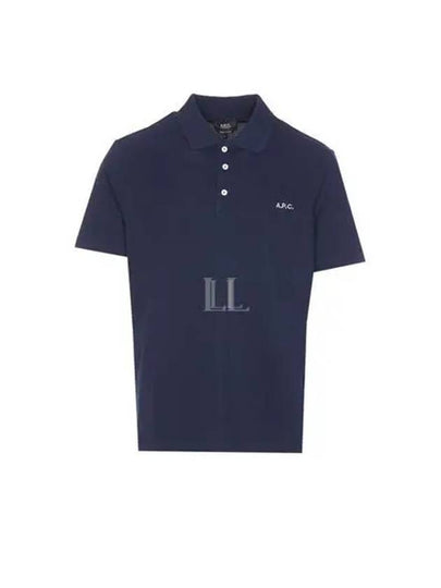 Carter Cotton Polo Shirt Navy - A.P.C. - BALAAN 2