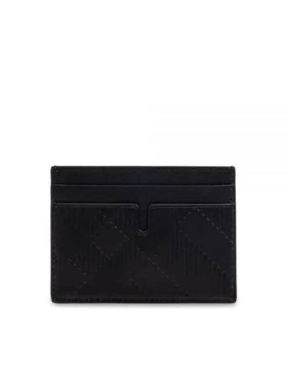 Burberry Leather Card Case Men s Black - BURBERRY - BALAAN 2