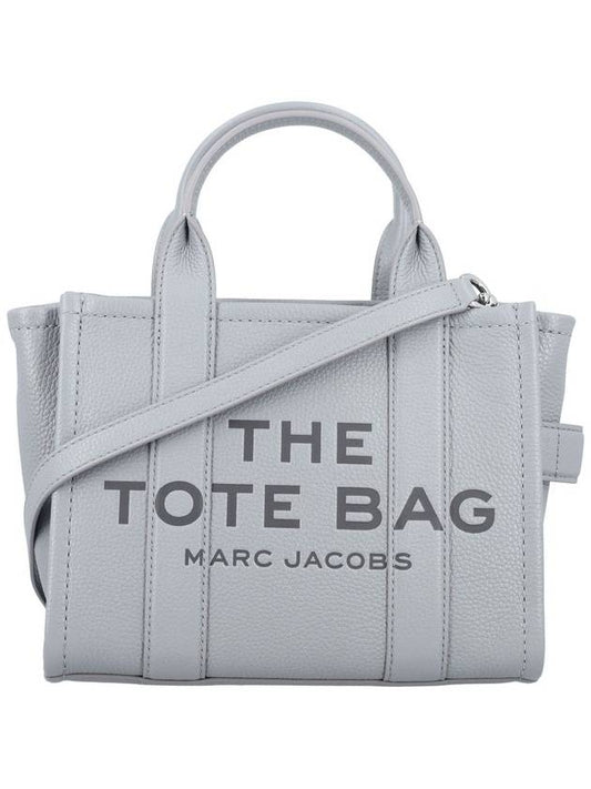 The Tote Medium Small Leather Tote Bag Gray - MARC JACOBS - BALAAN 1