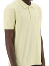 Fox Head Patch Cotton Polo Shirt Yellow - MAISON KITSUNE - BALAAN 5