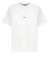 Micro Brushed Logo Print Short Sleeve T-Shirt White - MSGM - BALAAN 2