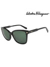 Eyewear Logo Square Sunglasses Green - SALVATORE FERRAGAMO - BALAAN 2