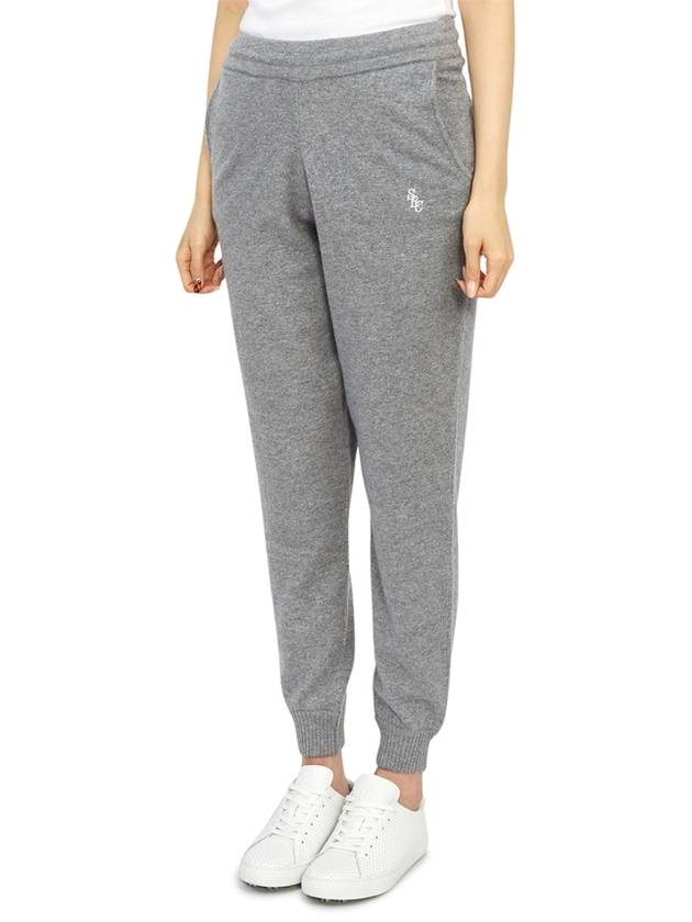 Training Cashmere Track Pants Grey - SPORTY & RICH - BALAAN 3