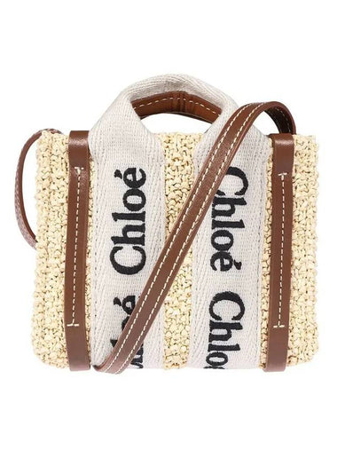 Woody Nano Tote Bag Tan - CHLOE - BALAAN 1