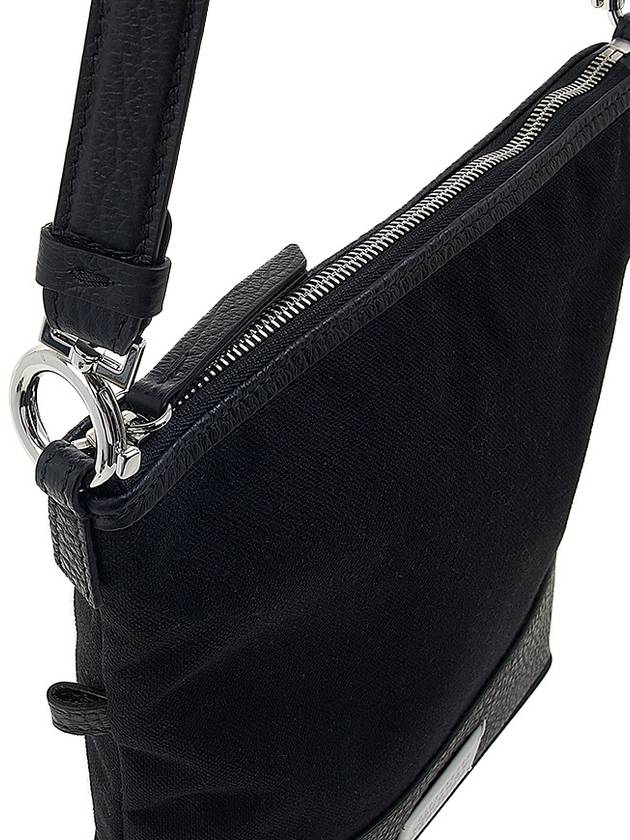 Small 5AC Hobo Cross Bag Black - MAISON MARGIELA - BALAAN 9