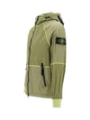 Watro Nylon Hooded Jacket Lime Green - STONE ISLAND - BALAAN 4