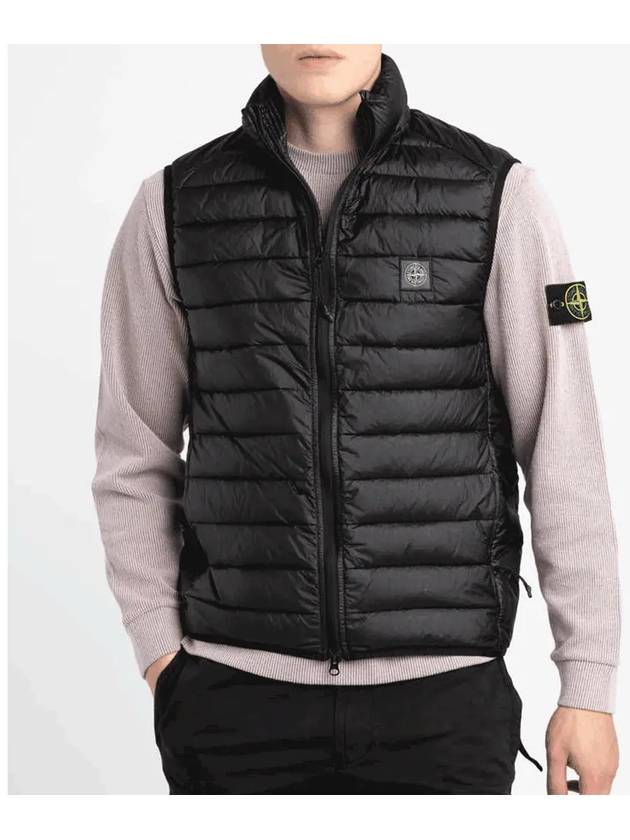 Chamber R Nylon Down Vest Black - STONE ISLAND - BALAAN 4