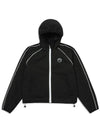 Color Matching Line Hooded Windbreaker Hood Windbreaker Jacket Jumper Black MCSS24OT3BK - MACKY - BALAAN 2