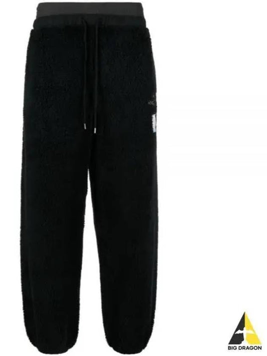 Layered Boa Track Pants Black - MIHARA YASUHIRO - BALAAN 2