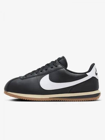 Cortez Leather Men s Sneakers Black Gum Medium Brown Sesame White DM4044 002 716617 - NIKE - BALAAN 1