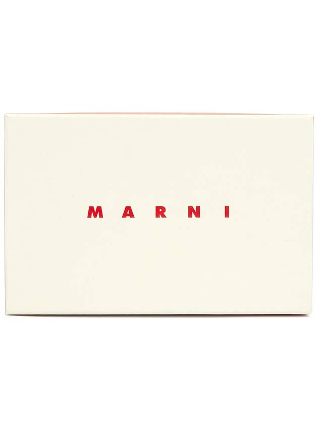 Saffiano Leather Card Wallet Blue - MARNI - BALAAN 7