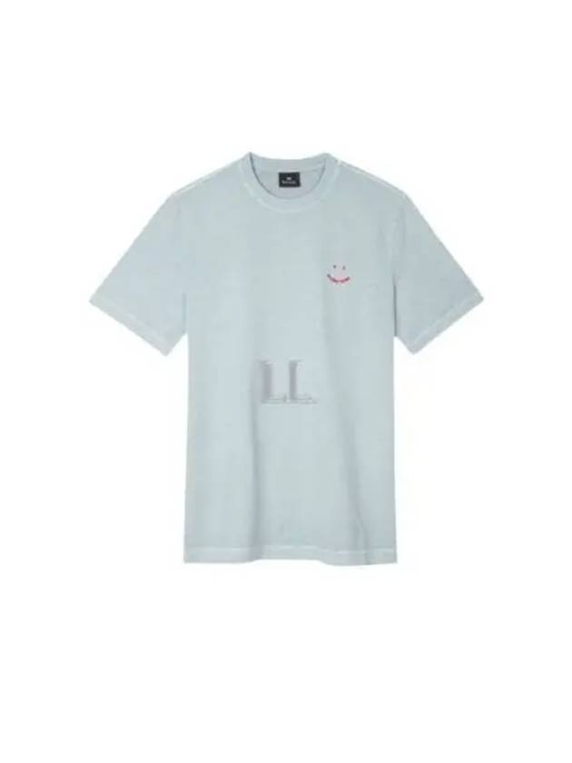 Happy Short Sleeve T-Shirt Blue - PAUL SMITH - BALAAN 2