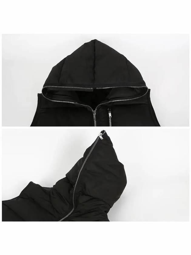 Gimp Down Vest Black - RICK OWENS - BALAAN 6