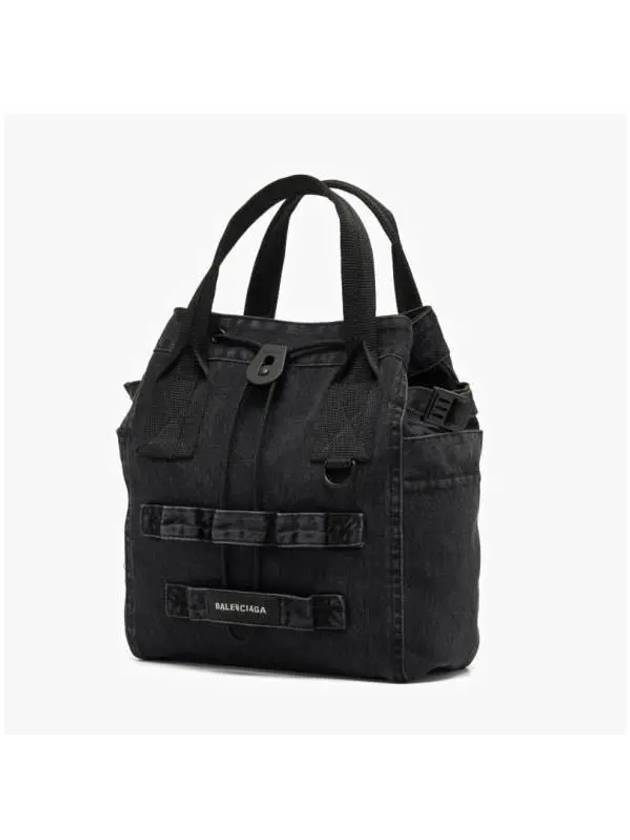 Army Small Tote Bag Black - BALENCIAGA - BALAAN 4