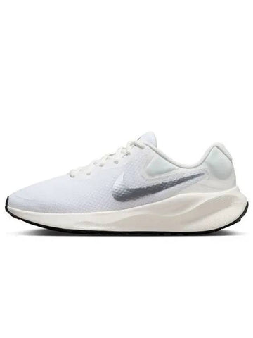 Revolution 7 Low Top Sneakers White Metallic Silver - NIKE - BALAAN 1