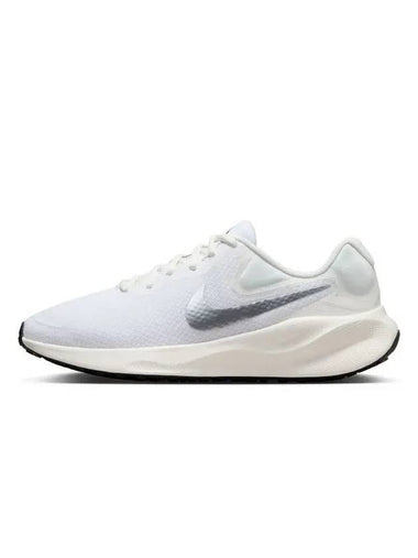 Revolution 7 Low Top Sneakers White Metallic Silver - NIKE - BALAAN 1