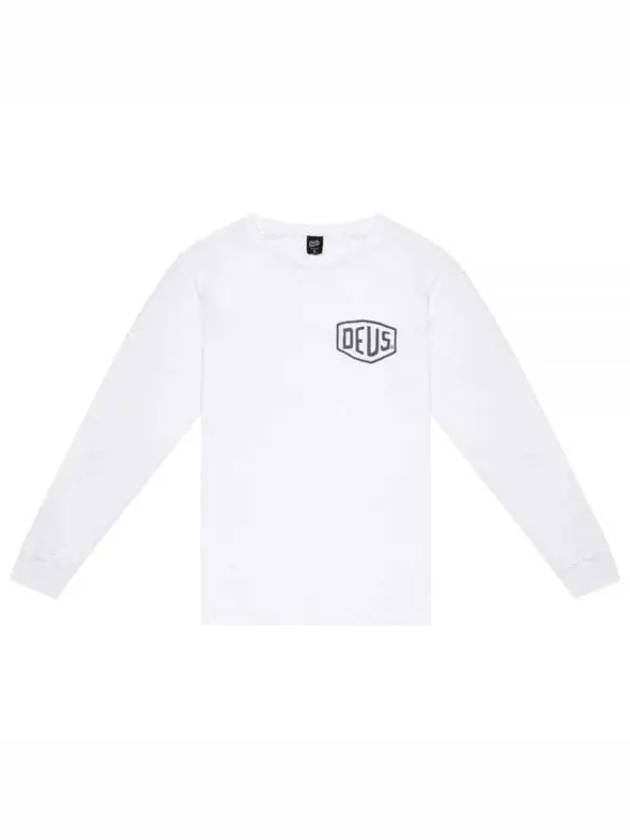 Venice Logo Print Cotton Long Sleeve T-Shirt White - DEUS EX MACHINA - BALAAN 2