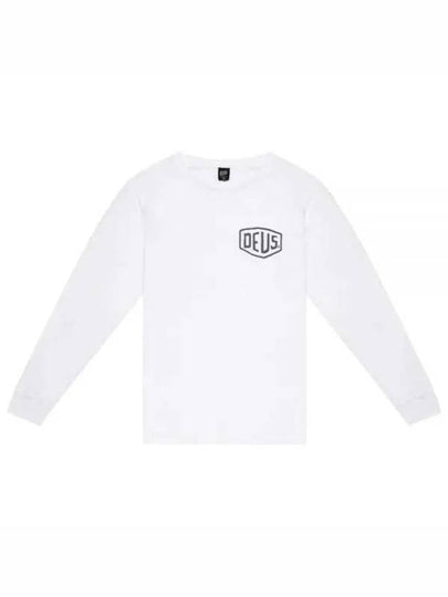 Venice Logo Print Cotton Long Sleeve T-Shirt White - DEUS EX MACHINA - BALAAN 2